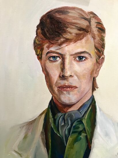 David Bowie - a Paint Artowrk by wenwen cai