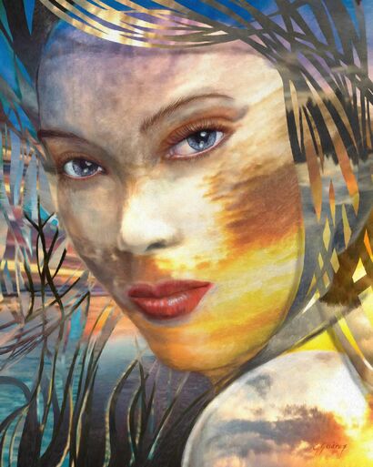 Golden Sunrise - A Paint Artwork by suarezl