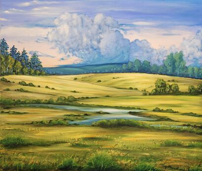 Valle silenziosa - a Paint Artwork by Fabrizio  Scartozzi 