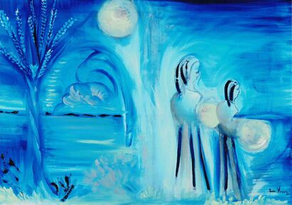 Donne che reggono la Luna - a Paint Artowrk by LUCI MOON