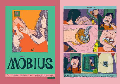 La Striscia di Mobius - A Digital Graphics and Cartoon Artwork by Ysabella.W
