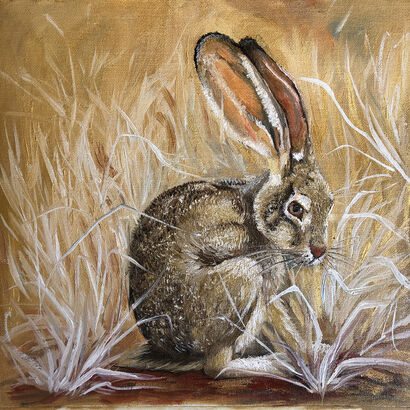 Rabbit - A Paint Artwork by Elena Belous