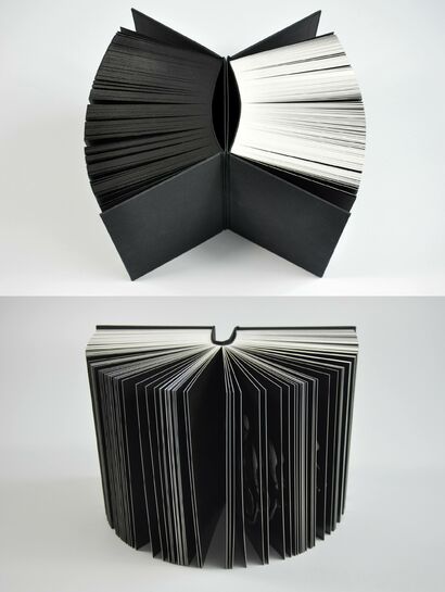 Vanitas book series (White and black versions) - a Sculpture & Installation Artowrk by Danne Ojeda
