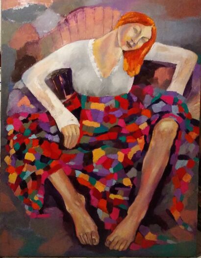 Like a doll,  - a Paint Artowrk by Megi Bo