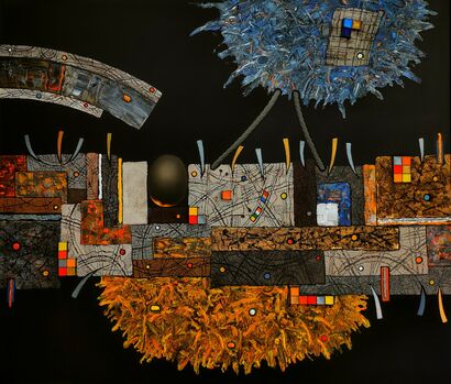Flying Wild Steppe - a Paint Artowrk by Victor Cuzmenco