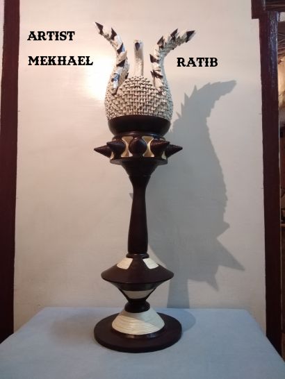 A swan statue mounted on a set of high-end decorative bases - a Photographic Art Artowrk by mekhael