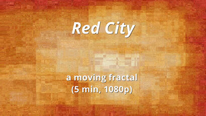Red City - a moving fractal - a Video Art Artowrk by Graeme Boore