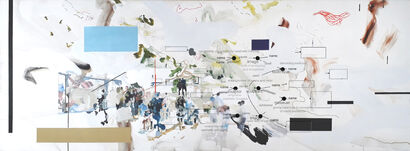entanglements 3 / revision of ontologies                                      - a Paint Artowrk by Nora Schöpfer