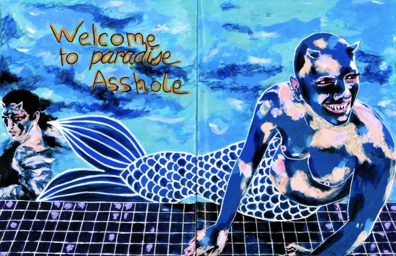 Welcome to Paradise - a Paintings by Nadine Van Bogaert