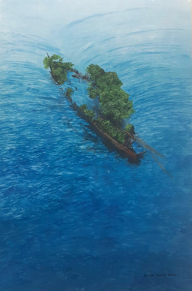 An islet  - a Paint by Jahra Tasfia Reza 