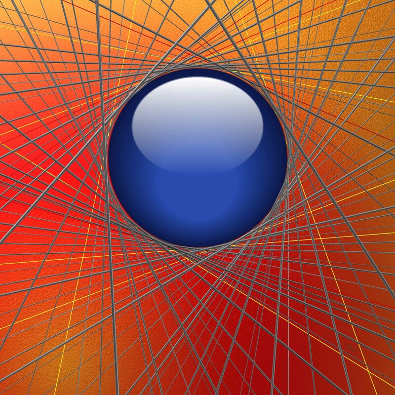 Blue Planet - a Digital Graphics and Cartoon by Torbjorn Morvik