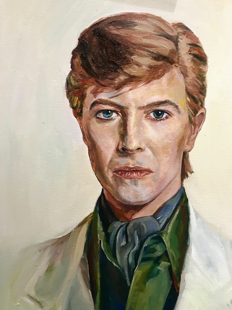 David Bowie - a Paint by wenwen cai