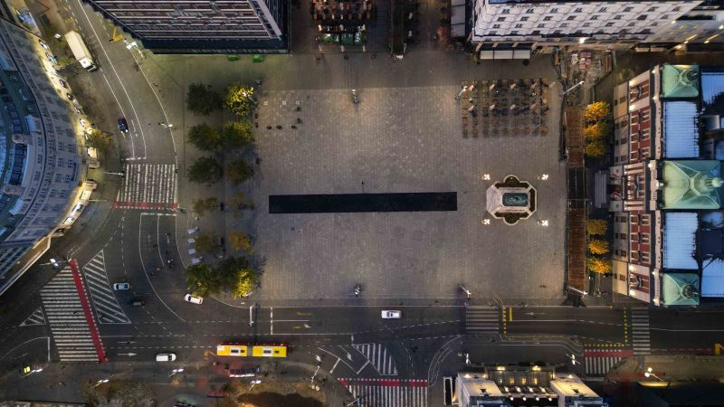 The Republic's black mourning ribbon - a Urban Art by Pijanista