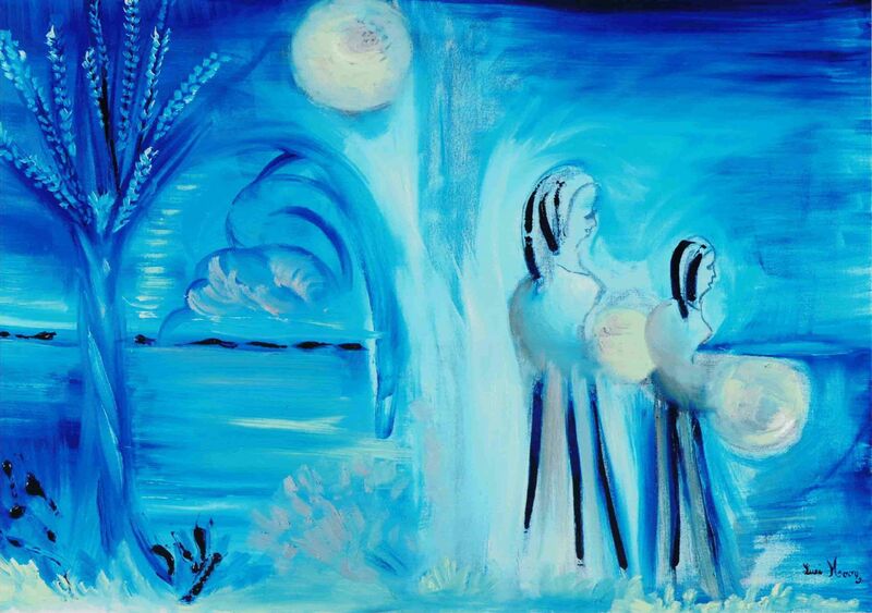 Donne che reggono la Luna - a Paint by LUCI MOON