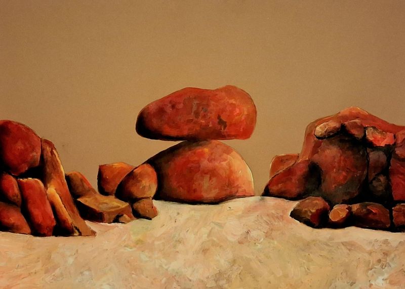 Outback 2 - a Paintings by Angelo Calcagno