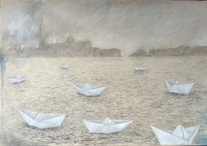 Laguna - a Paint Artowrk by Luisella  Dario 