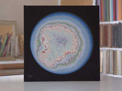 Planetary Disk - a Digital Graphics and Cartoon Artowrk by Graeme Boore