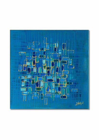 Riflessi nel blu  - A Paint Artwork by Luciano  Stuttgard