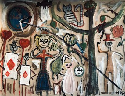 Alíce expelled from the country of wonderland - a Paint Artowrk by MARGA POL