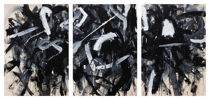 Black and white n. 3, 4, 5 - a Paint Artowrk by Ernesto Notarantonio