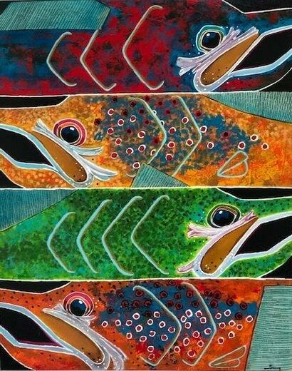 Jour de pêche  - a Paint Artowrk by Soucy 