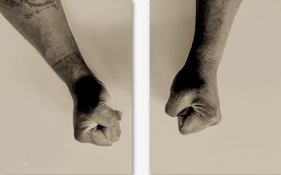 Clenched fists (Dig-nificant Metamorph) - a Photographic Art Artowrk by Art_of_Gboye