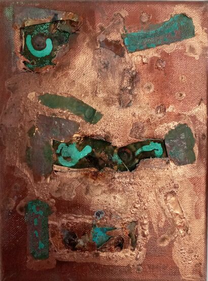 Angry patina - A Paint Artwork by Giovanni Enrico Morassutti