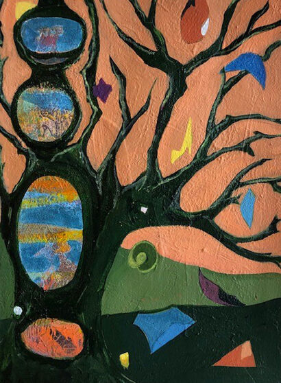 Tree Story - A Paint Artwork by Eva-Lynn Loy