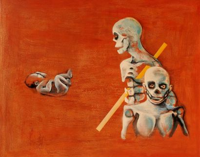 INTERFERENCE N°2 - A Paintings Artwork by Nilo Furlan