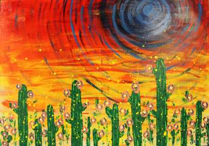 Deserto Mistico - A Paint Artwork by Jei Pitture