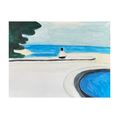 The Pool - a Paint Artowrk by he/him