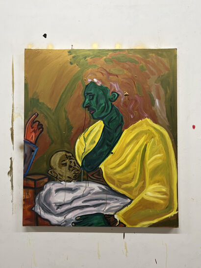 Mother Nature Gave Us Everthing, What Did We Give Her In Return - a Paint Artowrk by Aaron Kudi