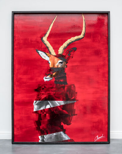 The Antelope-Woman - A Paint Artwork by cedric leonard