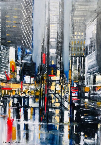 TIMES SQUARE - a Paint Artowrk by EMMANUEL HAROU