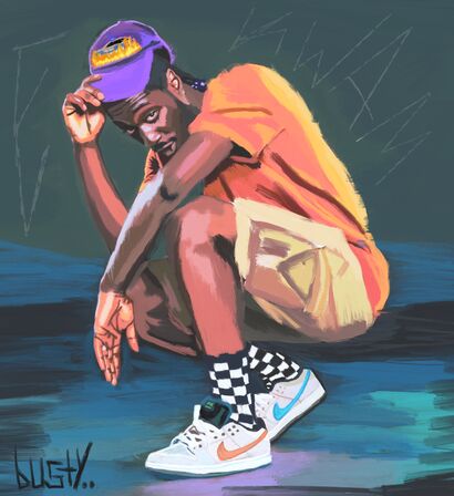 Kwam - a Digital Art Artowrk by Karoline Petschull
