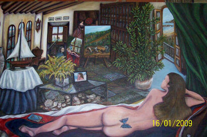 Fusión - a Paint Artowrk by Martha Rojas