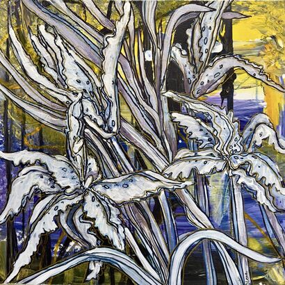 Lillies - a Paint Artowrk by Olena Ronzhes