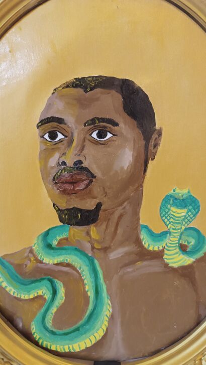 Le portrait de l’artiste - a Paint Artowrk by Edson Kennedy