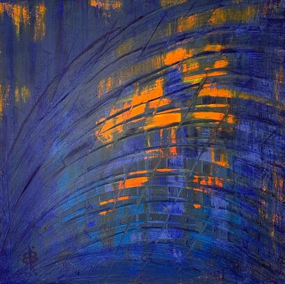 Citylights - a Paint Artowrk by Elke Buegler