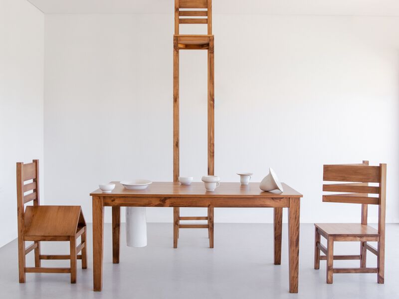 dining table - a Sculpture & Installation by Liliana Garcia Hoyos
