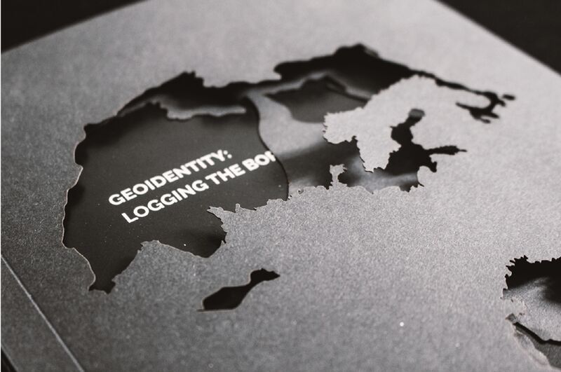 Geoidentity:logging the border_Research Book - a Art Design by Giorgia Maria Malandrino