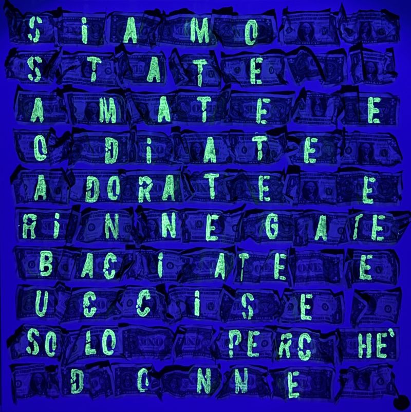 SIAMO STATE AMATE E ODIATE - a Paintings by ROBERTA BISSOLI