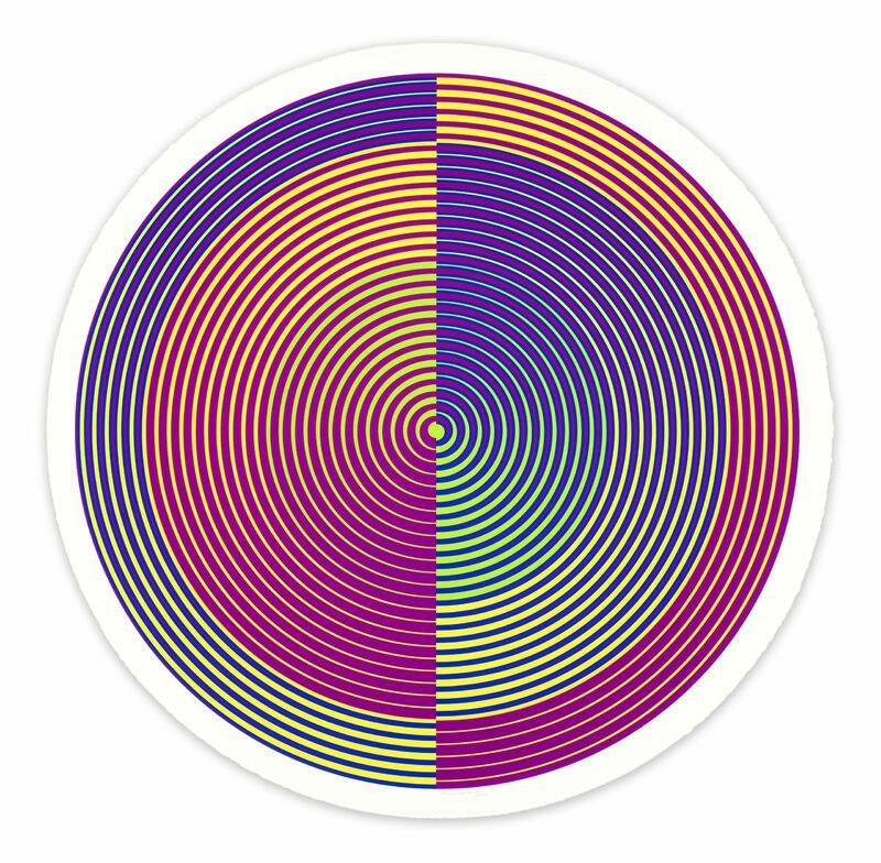 Chromatic circular rhythm concentric series 1:8 - a Art Design by almenardiaz