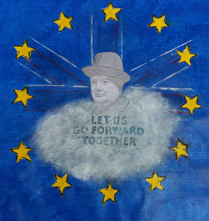 Let us go forward together - a Paint by Atelier Lilikuss