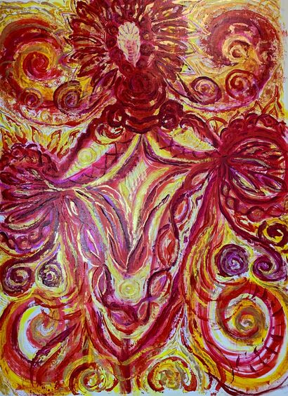 123 The Goddess of Love - a Paint Artowrk by Anita Edvinsson
