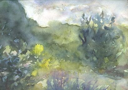 Evening II - a Paint Artwork by Violeta Hristova-Mintcheva