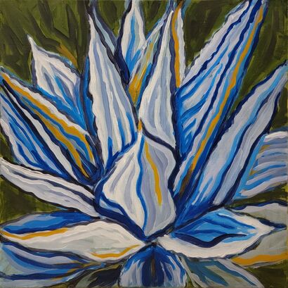 Blue Agave - a Paint Artowrk by Billy Kasberg