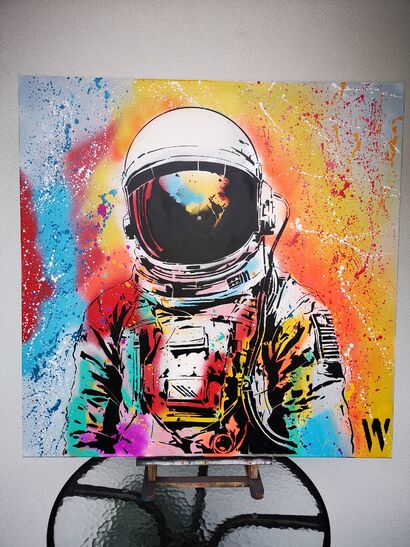ASTRONAUT OF THE FUTURE  - A Urban Art Artwork by WILLIS