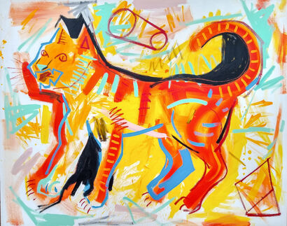 Cat - a Paint Artowrk by Hugo Perez