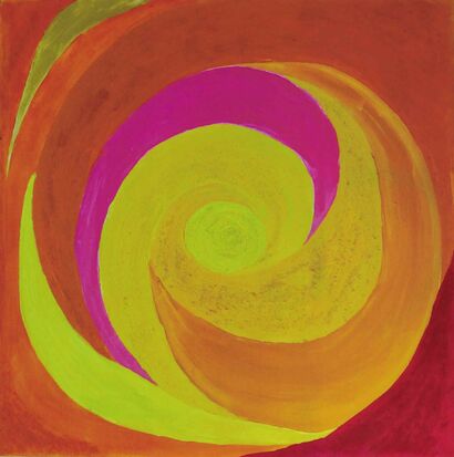 Spirale des Lichts - a Paint Artowrk by Annette Zamponi